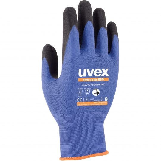 Distributor of Uvex Athletic Lite ESD Safety Gloves in UAE