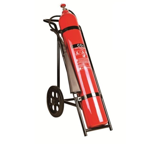 Distributor of Flametech FT03-062D-00 20 kg CO2 Fire Extinguisher Trolley in UAE