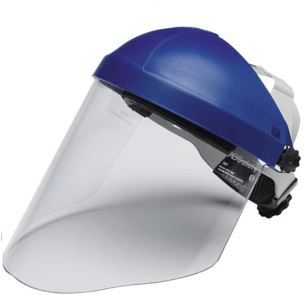 Distributor of 3M Ratchet Headgear H8A 82783 with Clear Polycarbonate Faceshield WP96 in UAE