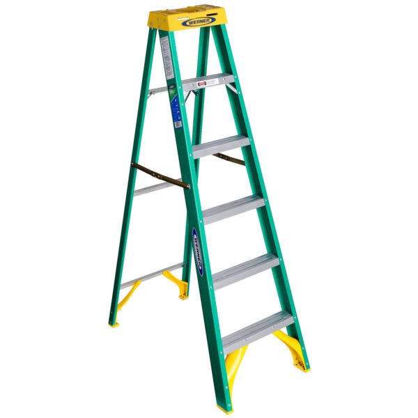 Distributor of Werner 5906 6 ft. Fiberglass Step Ladder in UAE
