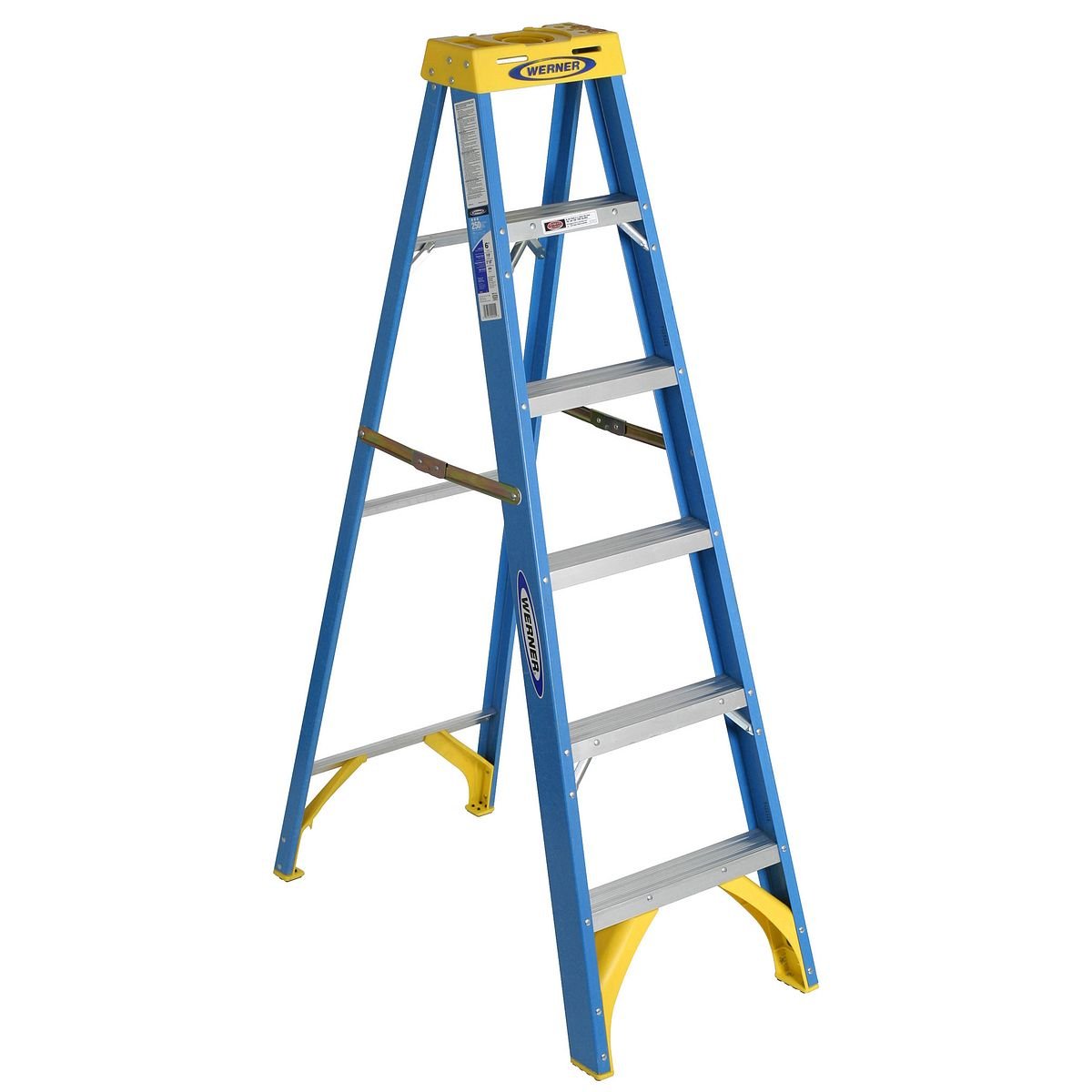 Distributor of Werner 6006 6 ft. Fiberglass Step Ladder in UAE