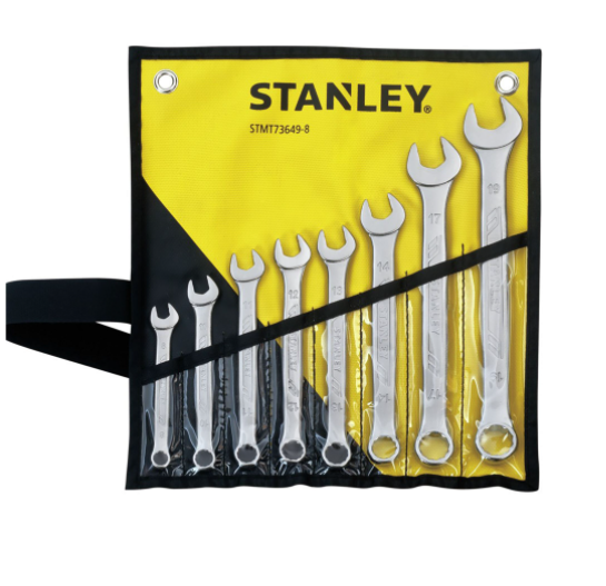 Distributor of Stanley STMT73649-8 8pcs Combination Wrench Set in UAE