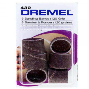 Distributor of Dremel 2615043232 432 Sanding Bands 12.7mm 120 Grit 6pcs in UAE