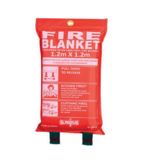 Distributor of Gladious Flash Small 1.2 x 1.2 Meters Fire Blanket in UAE