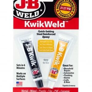 Distributor of J-B Weld 8276 KwikWeld Quick Setting Steel Reinforced Epoxy in UAE