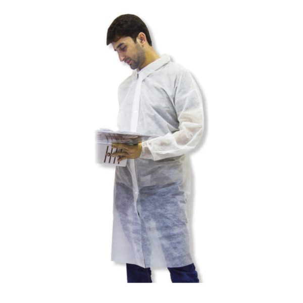 Distributor of Empiral PP Non-Woven Lab Coat in UAE