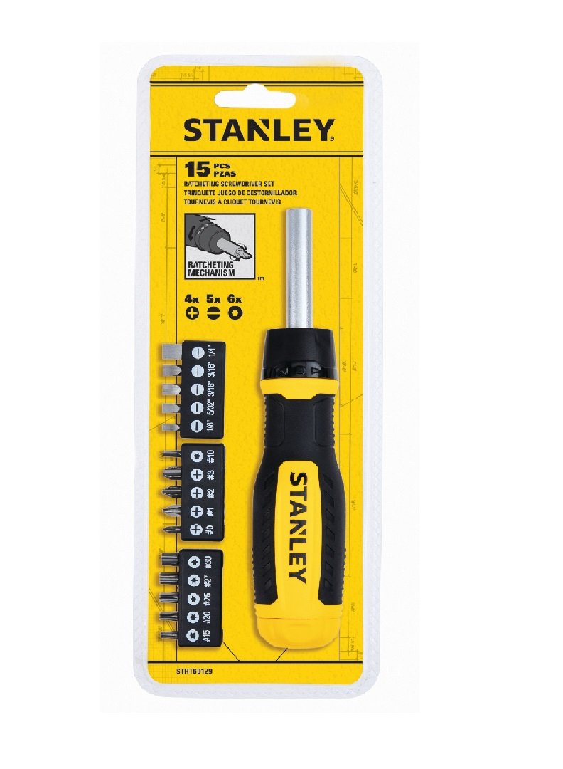 Distributor of Stanley STHT60129 30 Piece Ratcheting Screwdriver Set in UAE