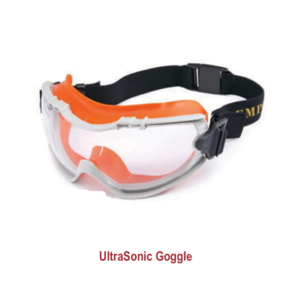 Distributor of Empiral UltraSonic Clear/Orange Safety Goggle in UAE