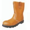 Distributor of Managers Safety Leather Rigger Boots with Steel Toe Cap in UAE