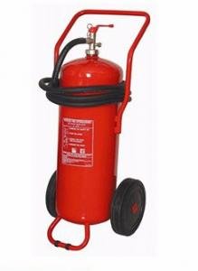 Distributor of Flametech FT03-047C-00 50 kg DCP Fire Extinguisher Trolley in UAE