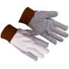 Distributor of Double Layer Dotted Gloves with Brown Cuff in UAE