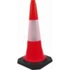 Distributor of Reflective Traffic Safety Cone with Rubber Base in UAE